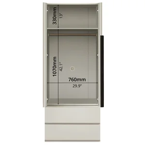 LINSY 2 Door Wardrobe  11
