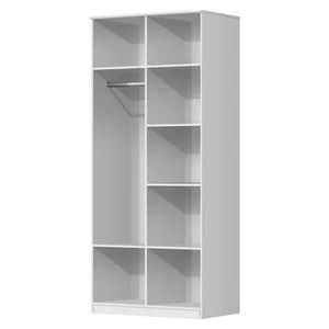 BNF Bedroom Set 2D Single White (3 PCs) 6