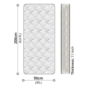 SLEEMON Hybrid Pocket Spring Mattress 11 Inch (Single) 7