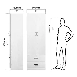 FG 2 Door Wardrobe 9
