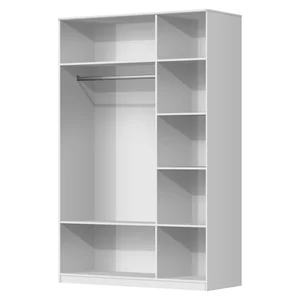 BNF Bedroom Set 3D Single White (3 PCs)  6