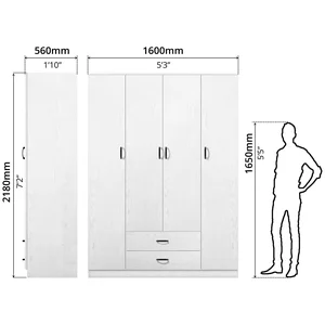 FG 4 Door Wardrobe 10