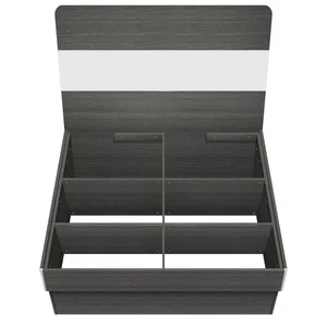 BNF Bedroom Set 3D Queen Oak (3 PCs) 10