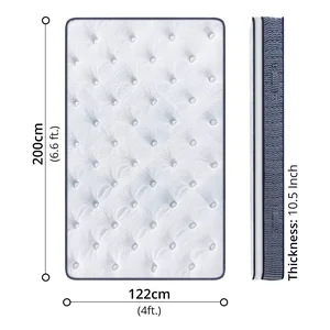 Hybrid Memory Foam + Pocket Spring Mattress (Double) 4