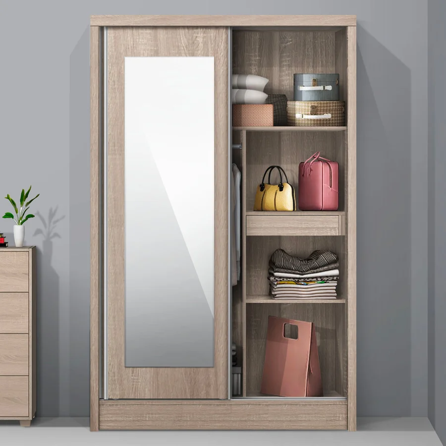 FG Sliding Door Wardrobe Brown