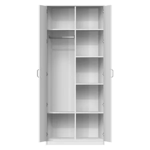BNF Bedroom Set 2D Queen White (3 PCs) 4
