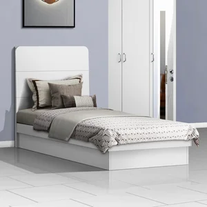 BNF Bedroom Set 2D Single White (3 PCs) 8