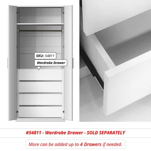 ZBOM 2 Door Wardrobe 10