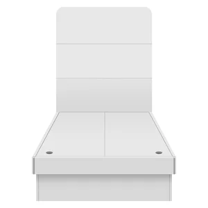 BNF Bedroom Set 3D Single White (3 PCs)  9