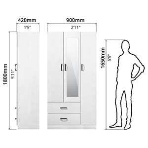 FG 3 Door Wardrobe 10