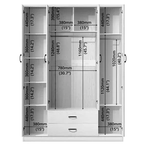 FG 4 Door Wardrobe 9
