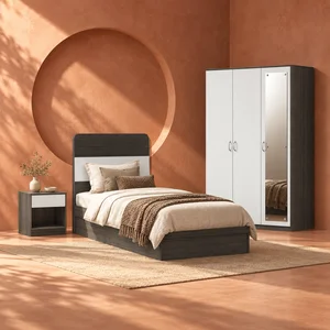 BNF Bedroom Set 3D Single Oak (3 PCs) 1