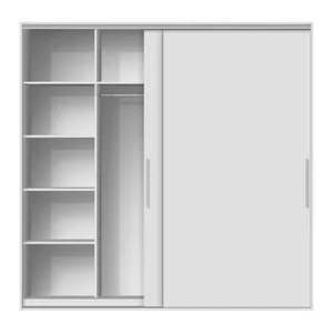 ZBOM 2 Door Sliding Wardrobe 4
